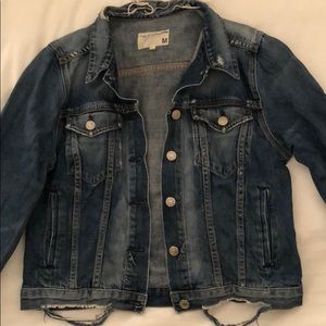 Rag & Bone distressed denim jacket